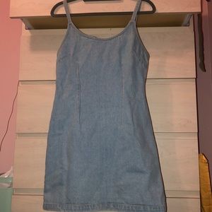 Light Jean Mini Dress